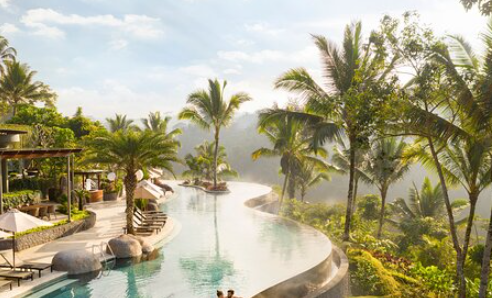 Review Hotel Padma Resort Ubud Bali Pemandangan Sawah